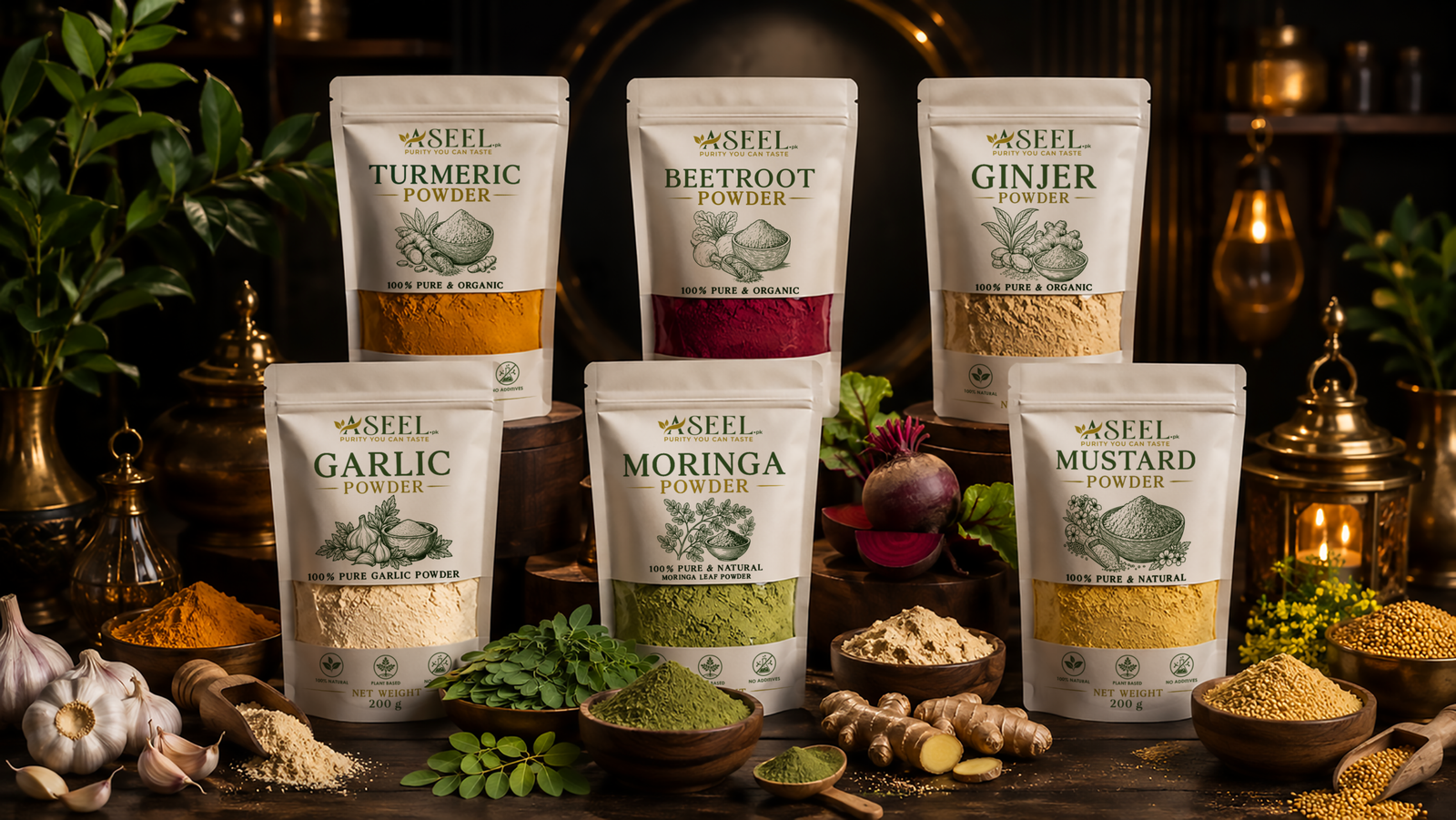 Aseel All powders web Slider image