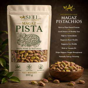 Magaz Pista – 100% Pure Shelled Pistachio Kernels, 250g, 500g & 1000g Pack