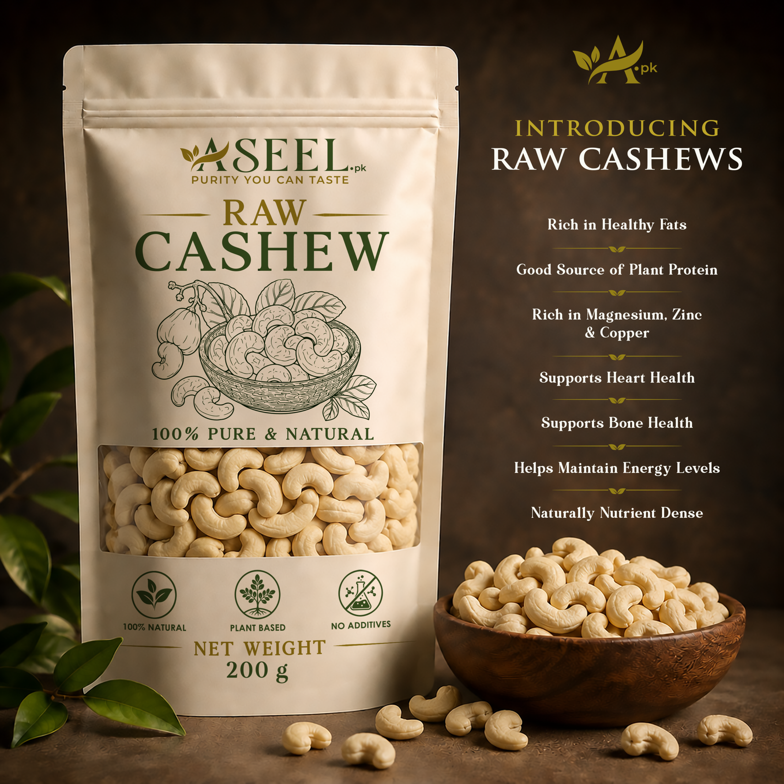 Aseel Raw Cashew - Image 3