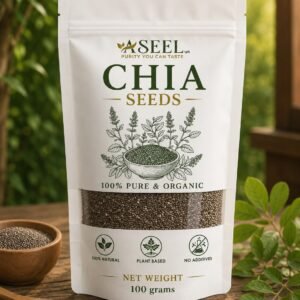 100% Pure & Organic Chia Seeds – Premium Superfood, 100g, 200g, 500g & 1000g Pack