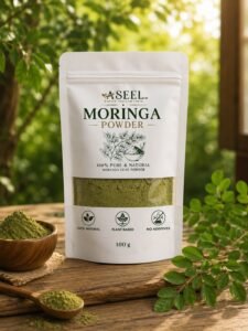 100% Pure Moringa Leaf Powder – Natural Superfood, 100g, 200g, 500g & 1000g Pack