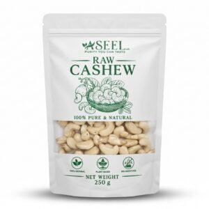 ASEEL Raw Cashew 250g pack – 100% pure, natural, and plant-based