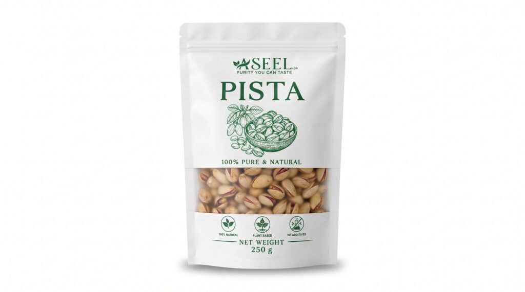 ASEEL Pista 250g pack – 100% pure, natural, and plant-based