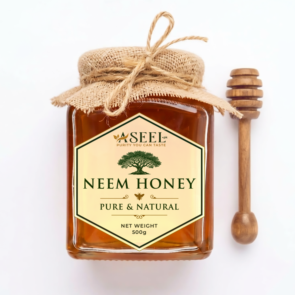 ASEEL Rare Neem Honey 500g jar