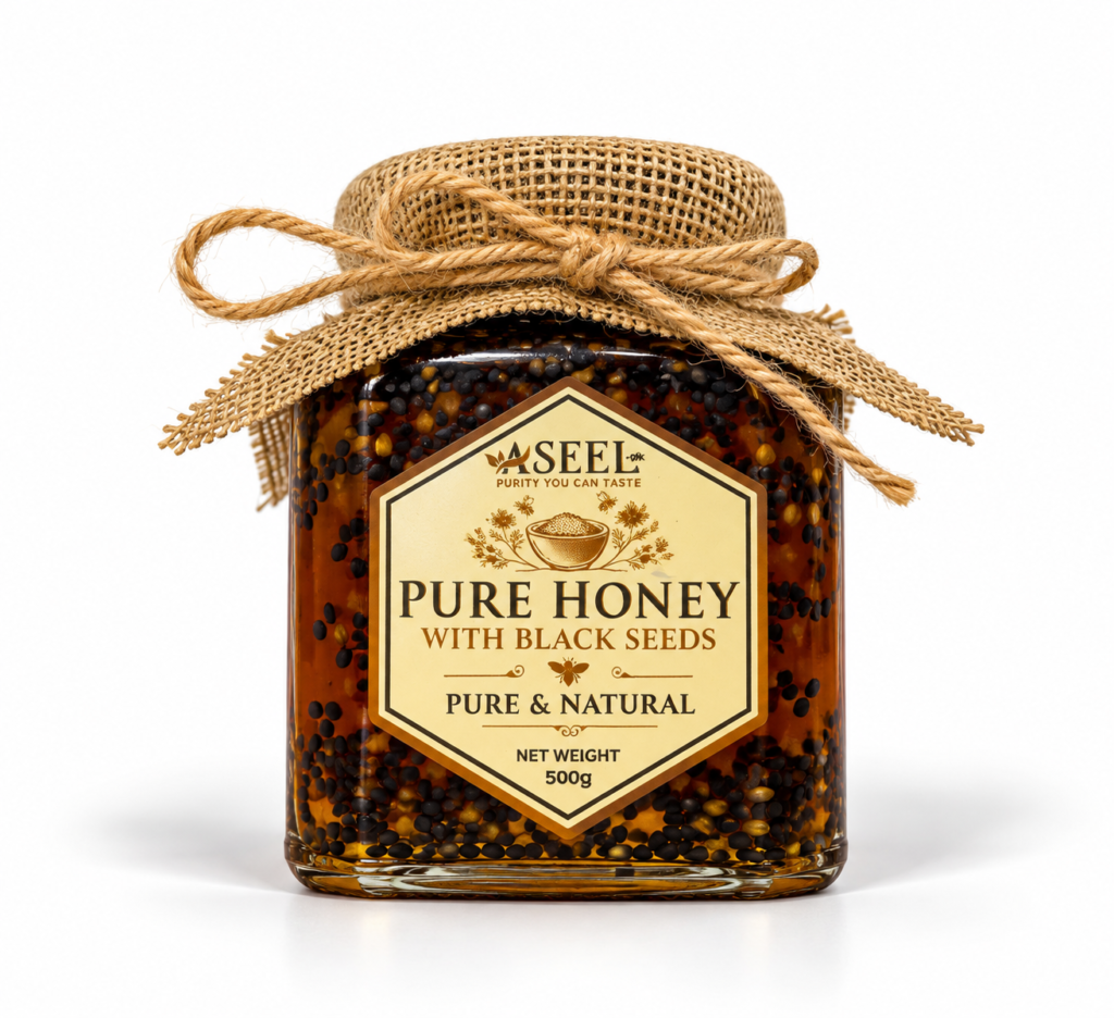 Aseel Honey with Black Seeds