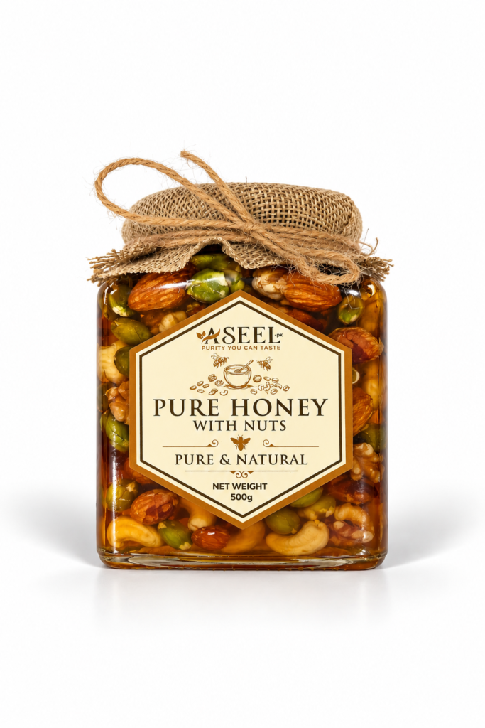Aseel Honey with Mixed Nuts