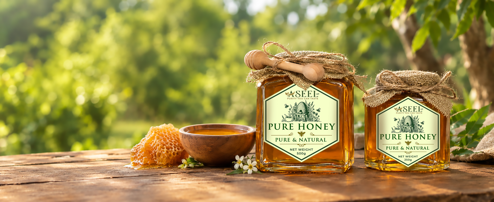 Aseel Pure Honey Slider image