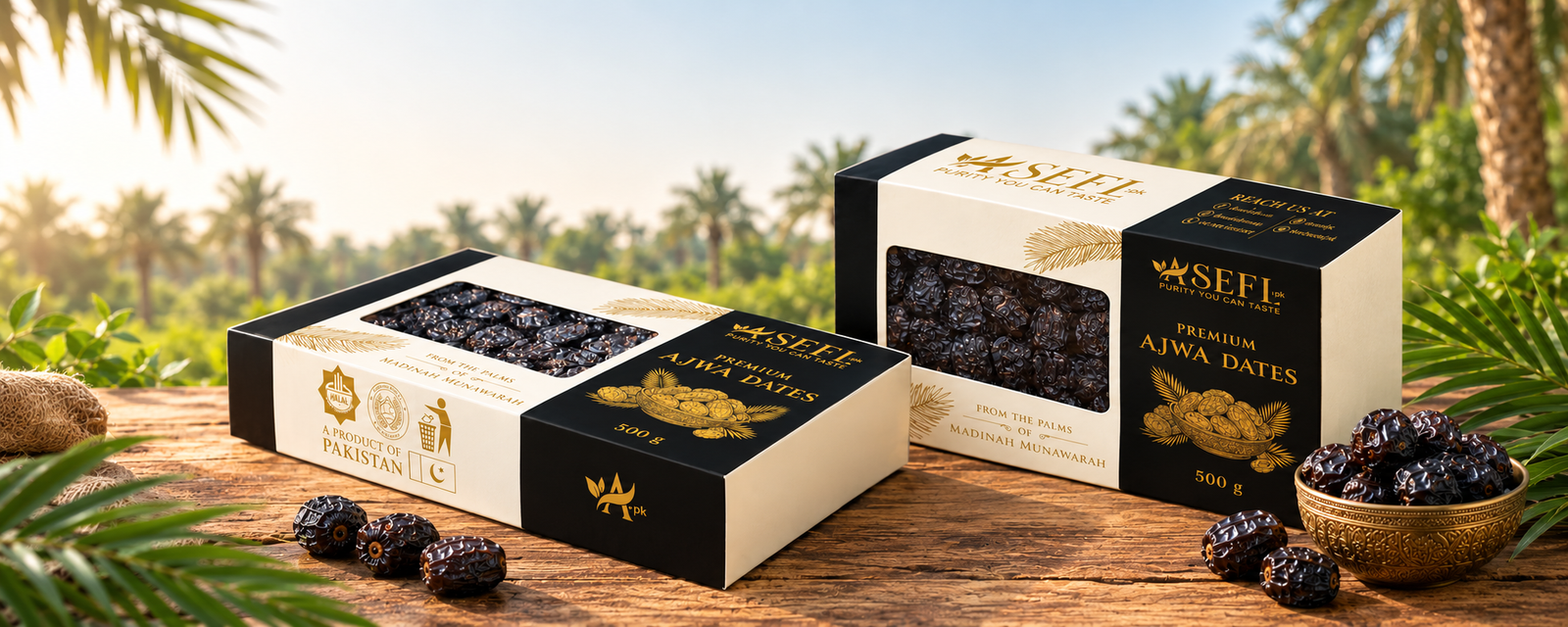 Premium Ajwa Dates in Palm Grove